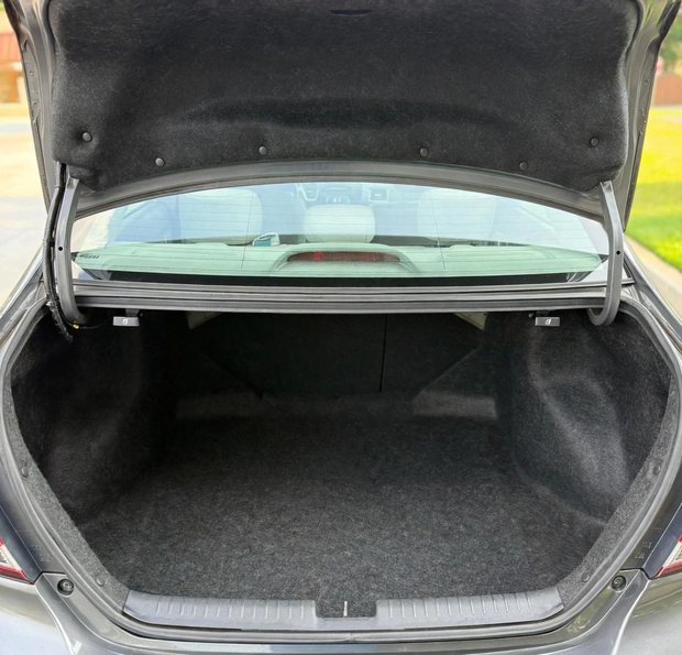 The trunk, room for two large cases